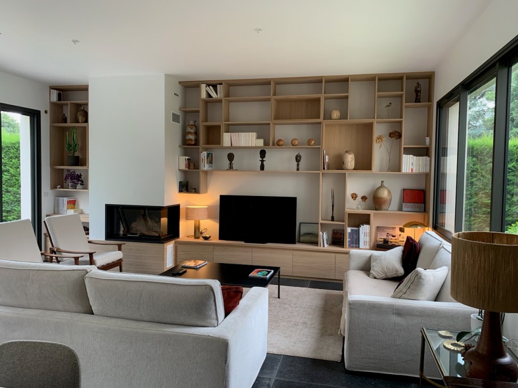 barbeau bibliothèque bois sur-mesure