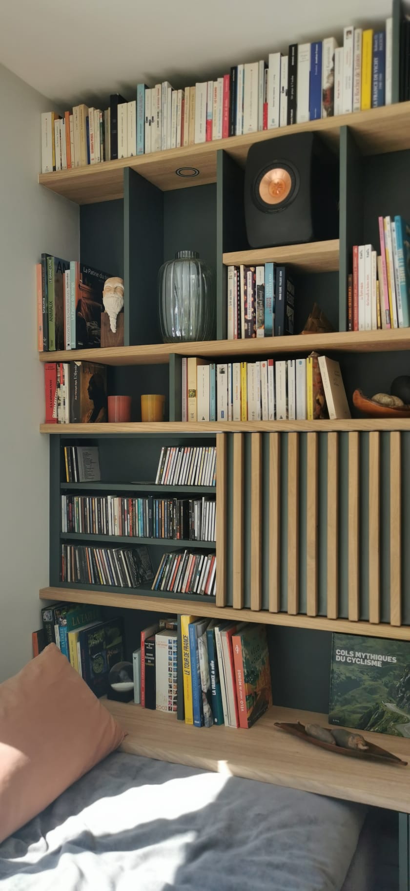 Niches bois détails Projet St Germain