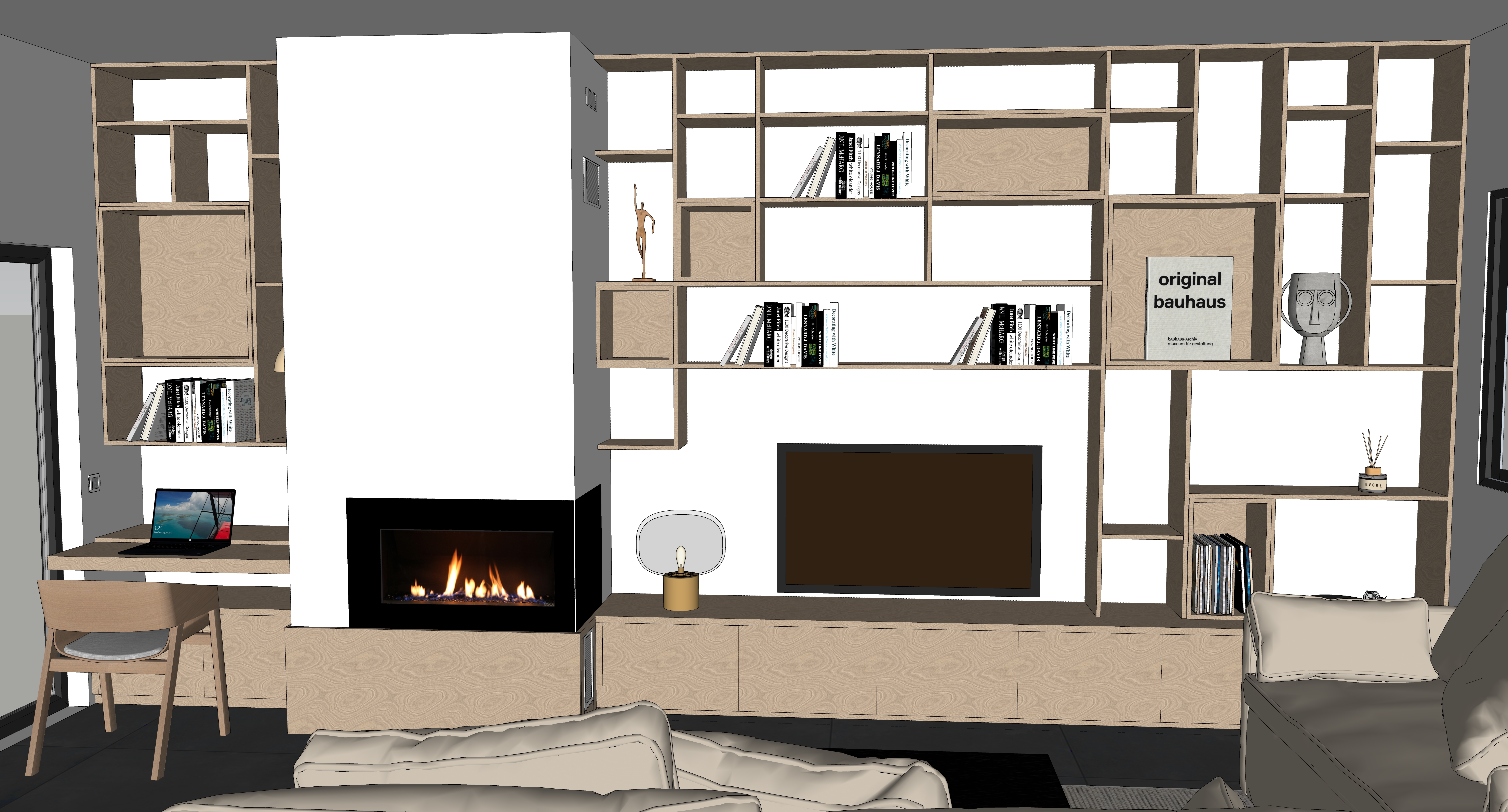 visuel 3D projet barbeau