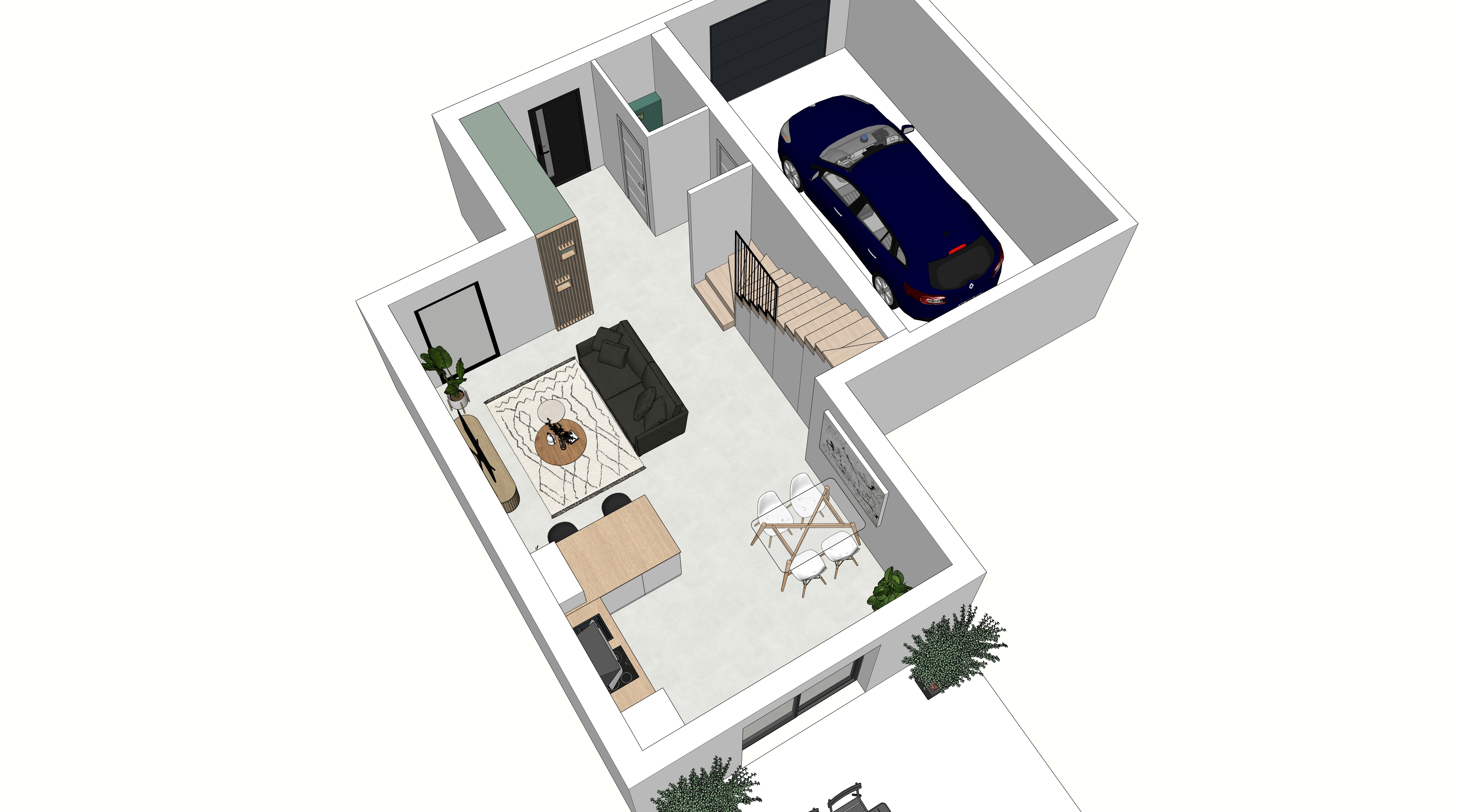 3D rdc projets puits fleuri