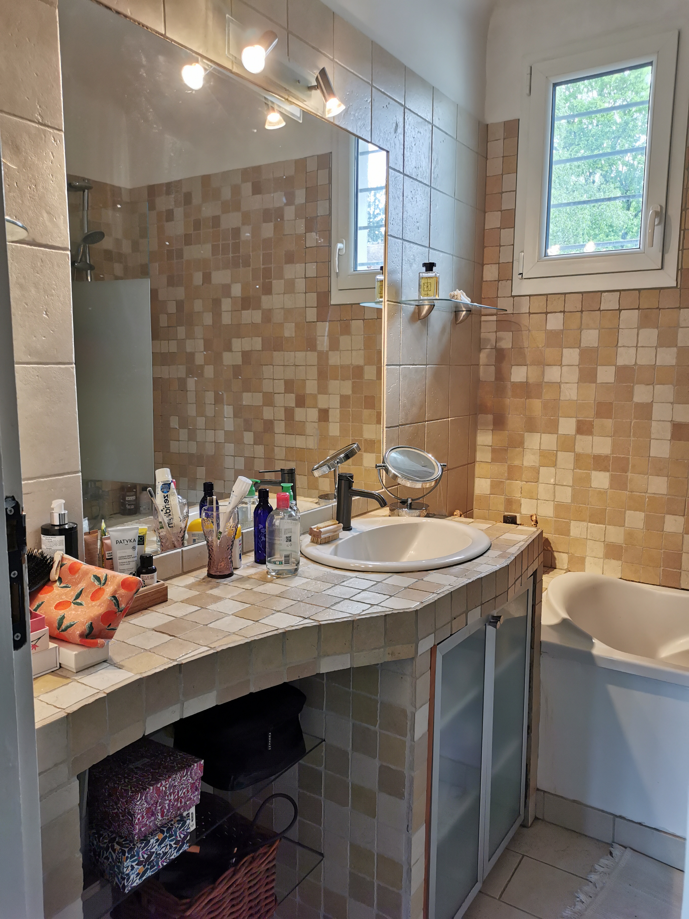 Salle de bains à rénover, projet Auguste